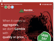 Tablet Screenshot of gambleplantnorfolk.co.uk